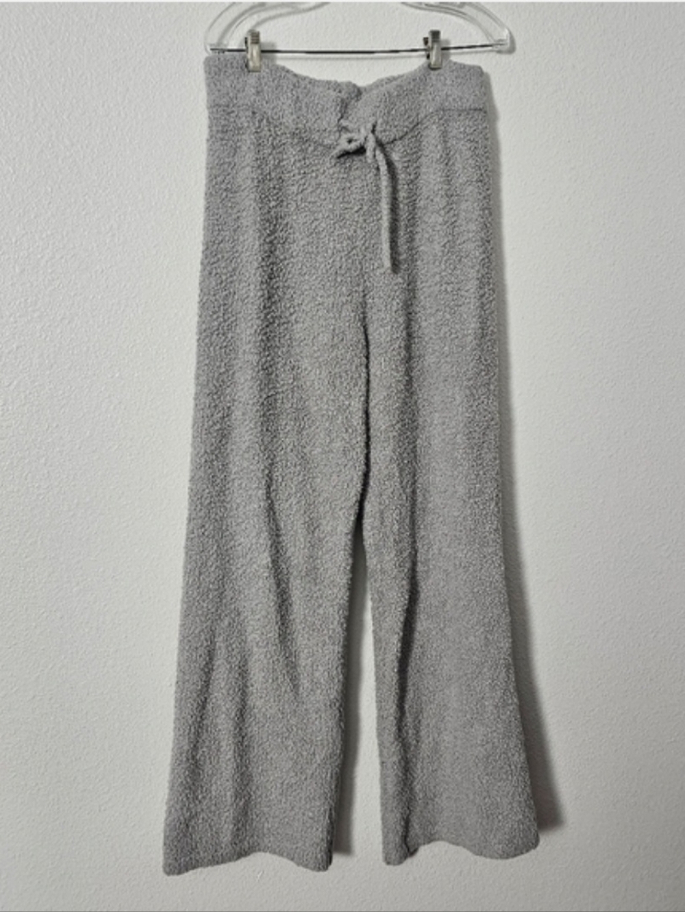 Cozy Gray Sherpa Lounge Pants Sz L